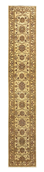 19314-Chobi Ziegler Handmade/Hand-knotted Afghan Rug/Carpet Tribal/Nomadic Authentic/ Size: 16'2" x 2'11"