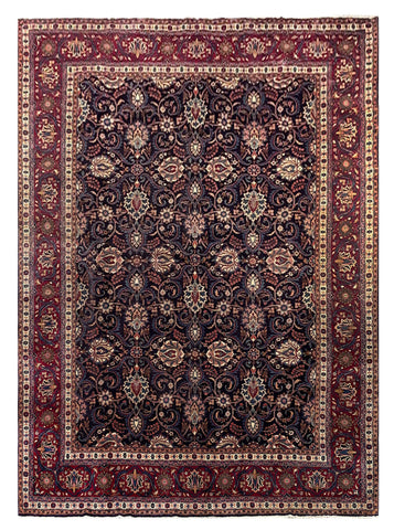 20353-Mashad Hand-Knotted/Handmade Persian Rug/Carpet Traditional Authentic/ Size: 12'5" x 9'9"