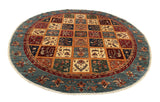 18681-Chobi Ziegler Hand-Knotted/Handmade Afghan Rug/Carpet Tribal/Nomadic Authentic/ Size:  9'1" x 9'2"