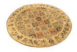 18676-Chobi Ziegler Hand-Knotted/Handmade Afghan Rug/Carpet Tribal/Nomadic Authentic/ Size: 5'9" x 6'0"