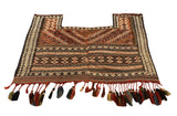 14646 - Shiraz Persian Hand-weaved Antique Authentic/Traditional Nomadic/Tribal/ Size: 6'4" x 4'9"