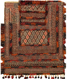 15151-Sumac Horse Blanket Hand-Knotted/Handmade Persian Rug/Carpet Tribal/Nomadic Authentic 5'8" x 4'8"