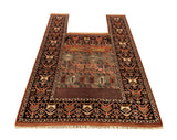15591-Gouchan Hand-Knotted/Handmade Persian Rug/Carpet Tribal/Nomadic/ Authentic/ Size: 4'9" x 4'7"