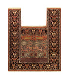 15591-Gouchan Hand-Knotted/Handmade Persian Rug/Carpet Tribal/Nomadic/ Authentic/ Size: 4'9" x 4'7"