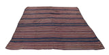 18110-Jajim Kelim Antique 1930  Hand-Knotted/Handmade Afghan Rug/Carpet Tribal/Nomadic Authentic 6'2" x 5'7"