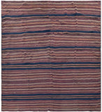 18110-Jajim Kelim Antique 1930  Hand-Knotted/Handmade Afghan Rug/Carpet Tribal/Nomadic Authentic 6'2" x 5'7"