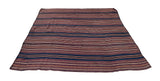 18110-Jajim Kelim Antique 1930  Hand-Knotted/Handmade Afghan Rug/Carpet Tribal/Nomadic Authentic 6'2" x 5'7"