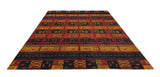 21762-Chobi Ziegler Hand-Knotted/Handmade Afghan Rug/Carpet Modern Authentic/Size: 11'5" x 8'9"