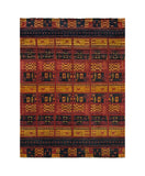 21762-Chobi Ziegler Hand-Knotted/Handmade Afghan Rug/Carpet Modern Authentic/Size: 11'5" x 8'9"