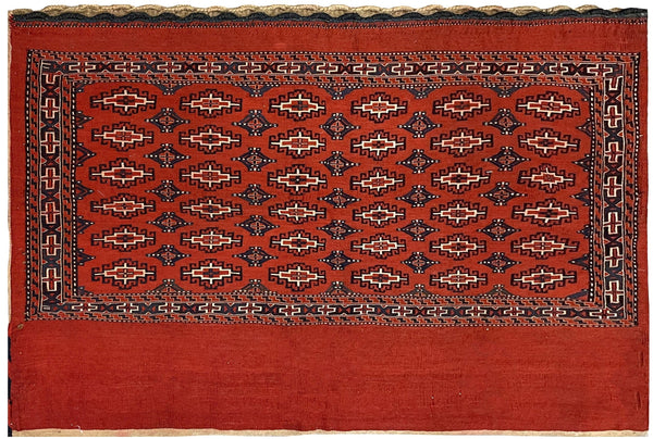 15153-Turkmen Sumac Bag Hand-Knotted/Handmade Persian Rug/Carpet Tribal/Nomadic Authentic/ Size: 4'0" x 2'8"