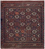 15108-Sumac Bag Turkmen Hand-Knotted/Handmade Persian Rug/Carpet Tribal/Nomadic Authentic/ Size: 3'6" x 2'7"