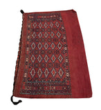 15110-Turkmen Sumac Bag Hand-Knotted/Handmade Persian Rug/Carpet Tribal/Nomadic Authentic/ Size: 3'9" x 2'6"