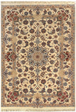 19417-Isfahan Hand-Knotted/Handmade Persian Rug/Carpet Traditional Authentic/ Size: 7'5" x 4'9"