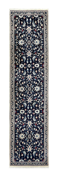 22077 - Nain Hand-knotted Persian Rug/Carpet Traditional Authentic/ Size: 9'7" x 2'6"