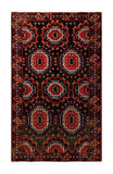 23704-Balutch Hand-Knotted/Handmade Afghan Rug/Carpet Tribal/Nomadic Authentic /Size: 6'3" x 3'8"