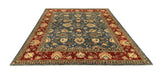 22278 - Chobi Ziegler Hand-knotted/Handmade Afghan Rug/Carpet Traditional Authentic/Size: 9'7" x 7'9"