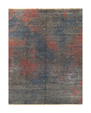 22259 - Indian Hand-knotted/Hand-weaved Rug/Carpet Authentic/Classic/Contemporary/Modern/Size: 9'8" x 7'7"