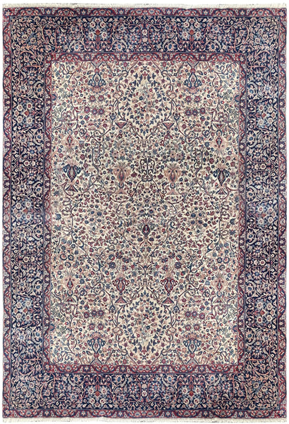 19789 - Antique Kerman 1930-1940 Hand-Knotted/Handmade Persian Rug/Carpet Traditional/Authentic/ Size: 11'7" x 9'0"
