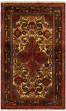 25508-Hamadan Hand-Knotted/Handmade Persian Rug/Carpet Traditional Authentic/ Size: 4'4" x 2'7"