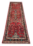 25589-Hamadan Hand-Knotted/Handmade Persian Rug/Carpet Traditional Authentic/ Size/: 8'4" x 2'9"