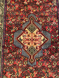 25502-Hamadan Hand-Knotted/Handmade Persian Rug/Carpet Traditional Authentic/ Size: 4'0" x 2'6"