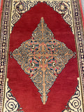 25516-Sarough Hand-Knotted/Handmade Persian Rug/Carpet Traditional Authentic/ Size: 4'6"x 2'8"