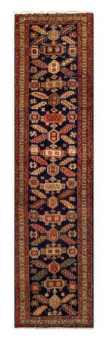 25617-Ardebil Hand-Knotted/Handmade Persian Rug/Carpet Traditional/Authentic/ Size: 10'8"x 2'6"