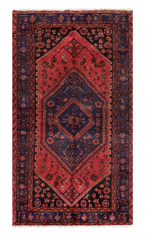 25661-Hamadan Hand-Knotted/Handmade Persian Rug/Carpet Traditional Authentic/ Size: 7'11" x 4'3"