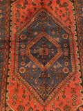 25661-Hamadan Hand-Knotted/Handmade Persian Rug/Carpet Traditional Authentic/ Size: 7'11" x 4'3"