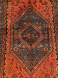 25661-Hamadan Hand-Knotted/Handmade Persian Rug/Carpet Traditional Authentic/ Size: 7'11" x 4'3"