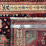 25532-Hamadan Hand-Knotted/Handmade Persian Rug/Carpet Traditional Authentic/ Size: 6'4" x 3'0"