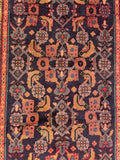 25616-Ardebil Hand-Knotted/Handmade Persian Rug/Carpet Traditional/Authentic/ Size: 9'5"x 2'3"