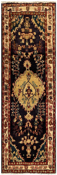 25531-Hamadan Hand-Knotted/Handmade Persian Rug/Carpet Traditional Authentic/ Size: 6'8" x 2'11"