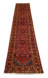 25618-Hamadan Hand-Knotted/Handmade Persian Rug/Carpet Traditional Authentic/ Size: 10'5" x 2'4"