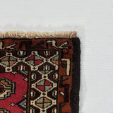 25492- Turkeman Hand-Knotted/Handmade Afghan Rug/Carpet Traditional Authentic/ Size: 7'7" x 2'6"