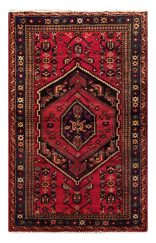 25450-Hamadan Hand-Knotted/Handmade Persian Rug/Carpet Traditional Authentic/ Size: 7'1" x 4'5"