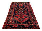 25447-Hamadan Hand-Knotted/Handmade Persian Rug/Carpet Traditional Authentic/ Size: 7'5" x 4'3"