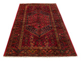 25644-Hamadan Hand-Knotted/Handmade Persian Rug/Carpet Traditional Authentic/ Size: 6'7" x 4'3"