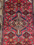 25510-Hamadan Hand-Knotted/Handmade Persian Rug/Carpet Traditional Authentic/ Size: 3'11" x 2'7"