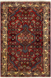 25514-Hamadan Hand-Knotted/Handmade Persian Rug/Carpet Traditional Authentic/ Size: 3'11" x 2'7"
