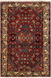 25514-Hamadan Hand-Knotted/Handmade Persian Rug/Carpet Traditional Authentic/ Size: 3'11" x 2'7"