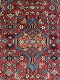 25514-Hamadan Hand-Knotted/Handmade Persian Rug/Carpet Traditional Authentic/ Size: 3'11" x 2'7"