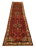 25479-Hamadan Hand-Knotted/Handmade Persian Rug/Carpet Traditional Authentic/ Size: 10'4" x 2'9"