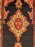 25476-Hamadan Hand-Knotted/Handmade Persian Rug/Carpet Traditional Authentic/ Size: 10'9" x 2'5"