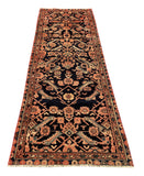 25475-Hamadan Hand-Knotted/Handmade Persian Rug/Carpet Traditional Authentic/ Size: 8'0" x 2'10"