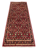 25634-Hamadan Hand-Knotted/Handmade Persian Rug/Carpet Traditional Authentic/ Size: 6'6" x 2'9"