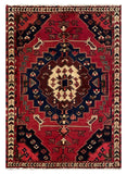 25646-Hamadan Hand-Knotted/Handmade Persian Rug/Carpet Traditional Authentic/ Size: 6'5" x 4'7"