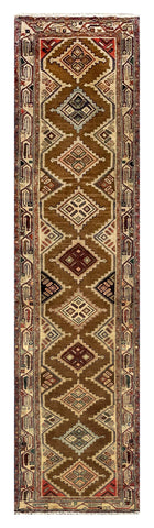 25490-Hamadan Hand-Knotted/Handmade Persian Rug/Carpet Traditional Authentic/ Size/: 9'0" x 2'2"