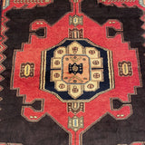 25459-Hamadan Hand-Knotted/Handmade Persian Rug/Carpet Traditional Authentic/ Size: 6'11" x 3'11"