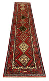 25612-Hamadan Hand-Knotted/Handmade Persian Rug/Carpet Traditional Authentic/ Size: 10'10" x 2'5"